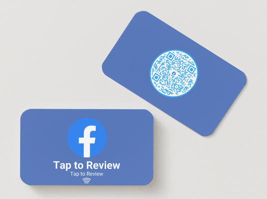 Facebook Review NFC Card | Encourage One-Tap Reviews or QR Code Scan